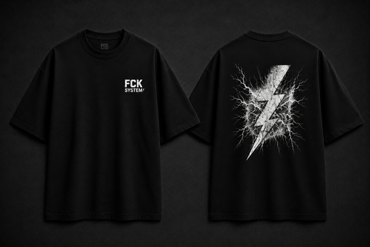 FCKSYSTEM™ Lightning Oversized Tee